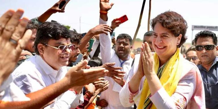 प्रियंका गांधी ने मध्यप्रदेश की चौहान सरकार को घोटालों की सरकार करार दिया