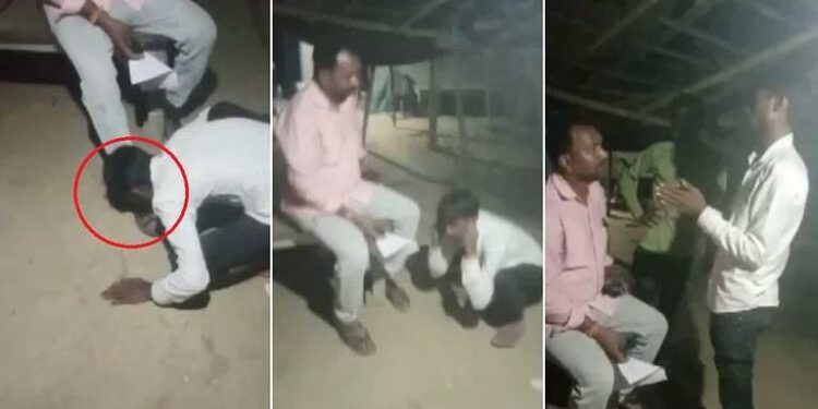 मध्य प्रदेश के बाद अब यूपी में शर्मनाक कांड! दलित को चप्पल चाटने के लिए किया मजबूर