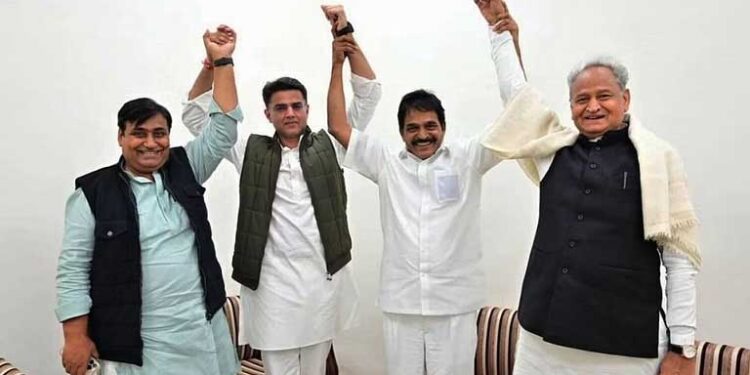 राजस्थान में कांग्रेस ने चुनाव समिति की घोषणा कर दी