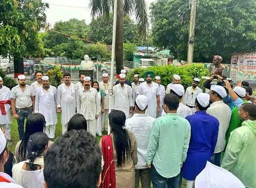 युवा कांग्रेस ने सदाकत आश्रम में स्थापना दिवस मनाया