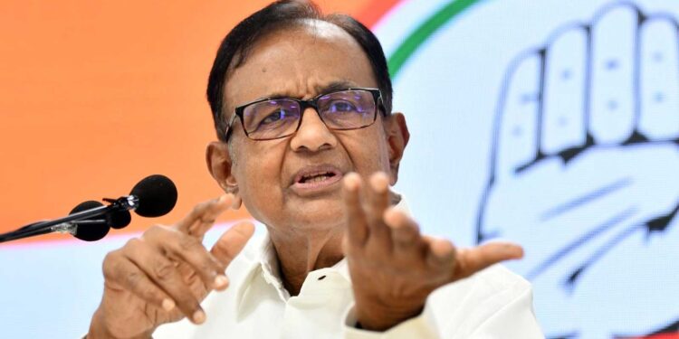 अफसोस ! पीएम को मणिपुर जाने का समय नहीं मिला:चिदंबरम