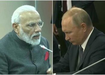  प्रधानमंत्री नरेंद्र मोदी और रूस के राष्‍ट्रपति व्लादिमीर पुतिन  के बीच फोन पर बातचीत