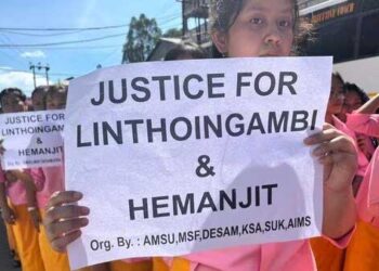 मणिपुर की बीजेपी अध्यक्ष शारदा देवी के घर में तोड़फोड़