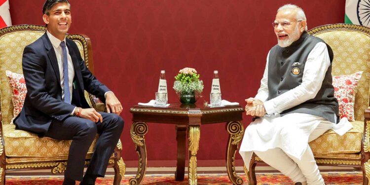 मोदी – सुनक बात चीत में व्यापार संबंधों को गहरा करने पर चर्चा