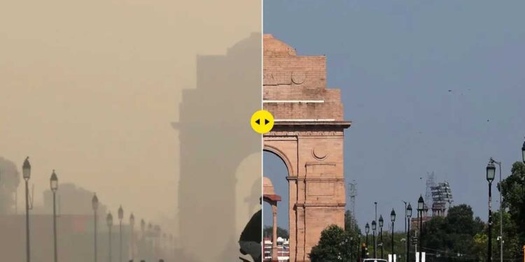 दिल्ली में हवा की गुणवत्ता खराब श्रेणी में पहुंची