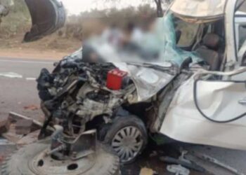 राजस्थान के झुंझुनूं में भीषण सड़क हादसा