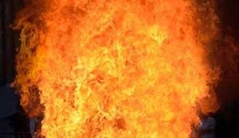 खंडहरनुमा घर में बम विस्फोट से मची अफरा तफरी