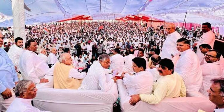 हरियाणा दिवस पर भूपेंद्र हुड्डा ने सत्ता परिवर्तन का  फूंका बिगुल