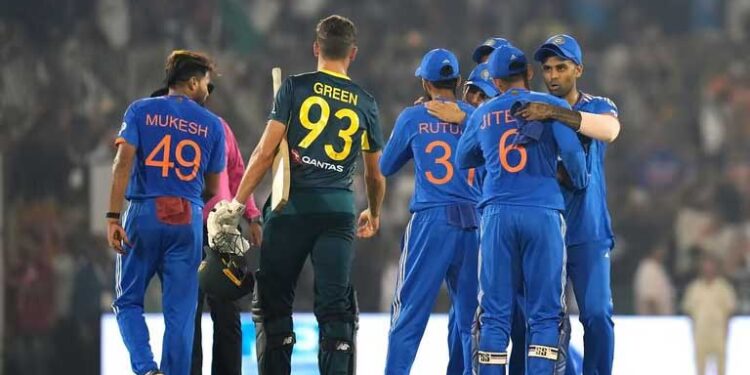 चौथे T20 में भारत ने ऑस्ट्रेलिया को 20 रन से हराया