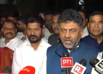 कांग्रेस ने तेलंगाना में सरकार बनाने का दावा पेश किया