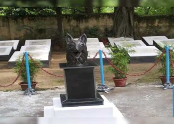 देश में कुत्तों का इकलौता स्मारक