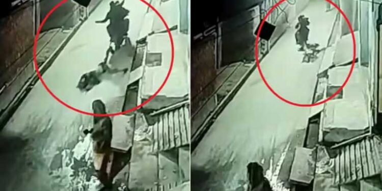 पहले चाकू मारकर किया घायल, फिर बाइक से बांधकर घसीटा