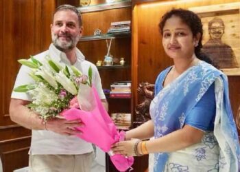 राहुल गांधी ने हेमंत सोरेन की पत्नी से की मुलाकात