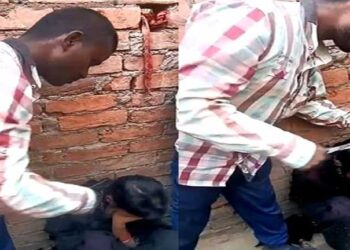 पति ने काट दिए पत्नी के सिर के बाल