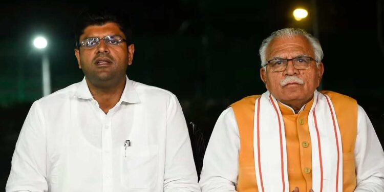 हरियाणा में संकट में बीजेपी और जेजेपी