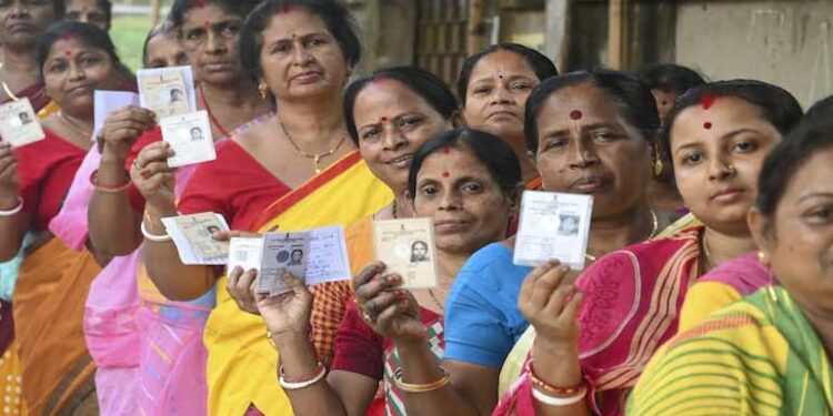 तीसरे चरण में  60 प्रतिशत से ज्यादा वोटिंग