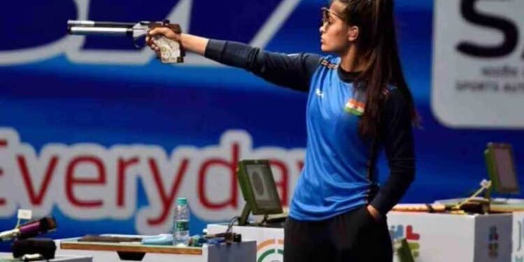 मनु भाकर 10 मीटर एयर पिस्टल इवेंट के फाइनल के लिए क्वाल‍िफाई
