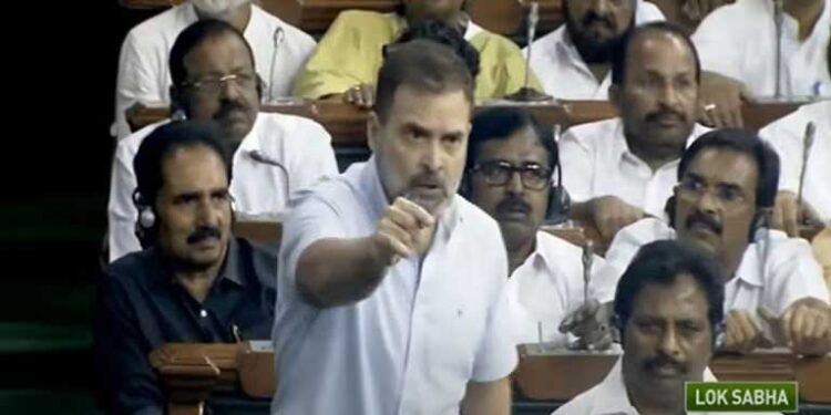 लोकसभा नेता प्रतिपक्ष राहुल गांधी ने स्पीकर को लिखा पत्र