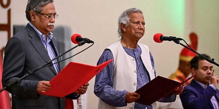बांग्लादेश में अंतरिम सरकार का गठन