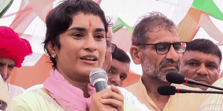 विनेश फोगाट ने जुलाना में प्रचार अभियान का किया आगाज