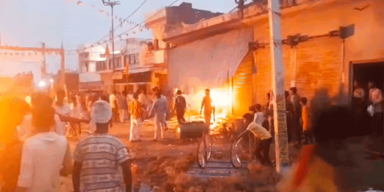 बहराइच जिले के गांव में हिंसा, एक की मौत