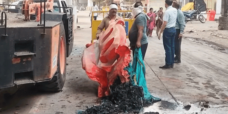 नागपुर हिंसा : फहीम खान के घर पर चला बुलडोजर