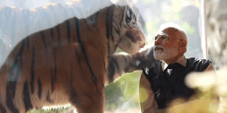 PM Narendra Modi inaugurated and visited the wildlife rescue, rehabilitation, and conservation centre Vantara in Gujarat