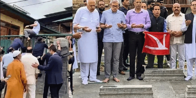 उमर अब्दुल्ला को शहीदों के कब्र पर जाने से रोका गया