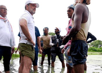 राहुल गांधी ने मखाना किसानों का जाना दर्द