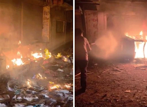 गांधीनगर में दो समुदायों के बीच झड़प