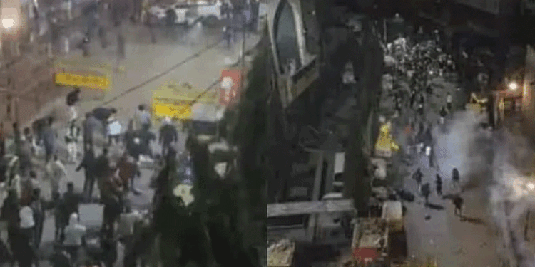 दिल्ली में तुर्कमान गेट पर  बुलडोजर एक्शन