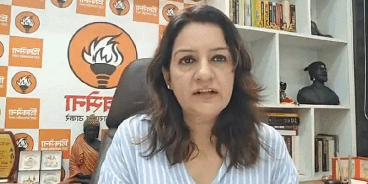 प्रियंका चतुर्वेदी ने बीजेपी-शिवसेना पर साधा निशाना