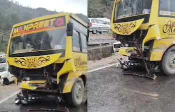 उधमपुर में NH पर सड़क हादसा