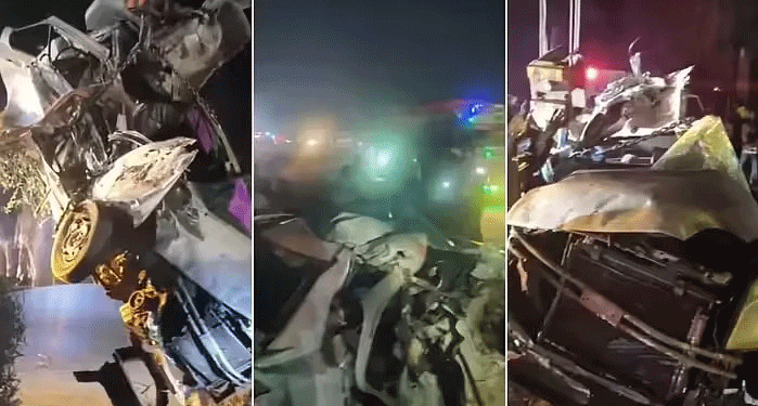 राजस्थान के दौसा में भीषण सड़क हादसा