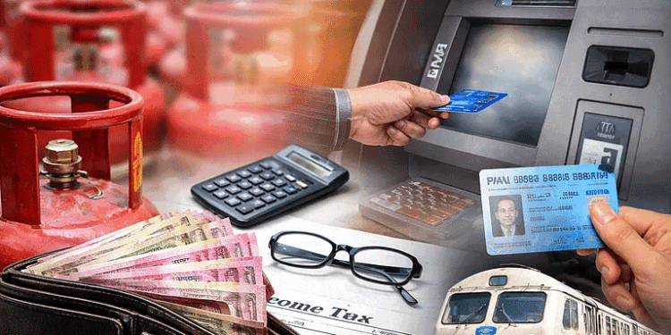 1 अप्रैल से गैस, टैक्स, बैंकिंग और रेलवे नियम बदलेंगे