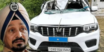 सहारनपुर में सड़क हादसे में आईटीबीपी के डीआईजी और चालक की मौत, चार घायल