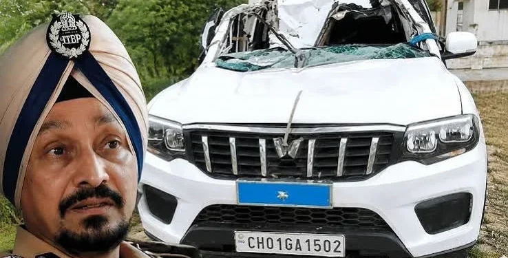सहारनपुर में सड़क हादसे में आईटीबीपी के डीआईजी और चालक की मौत, चार घायल