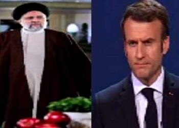 ایران اور فرانس کے صدر  کا دوطرفہ تعلقات کی توسیع پر تبادلہ خیال