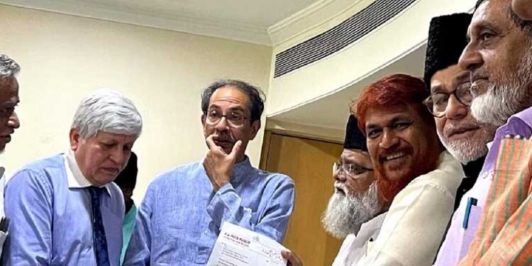 مسلم پرسنل لاء بورڈ کے وفد کی ادھو ٹھاکرے سے ملاقات