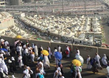 عازمین حج کی مزدلفہ سے منی واپسی