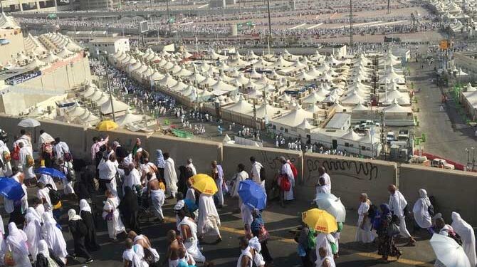 عازمین حج کی مزدلفہ سے منی واپسی