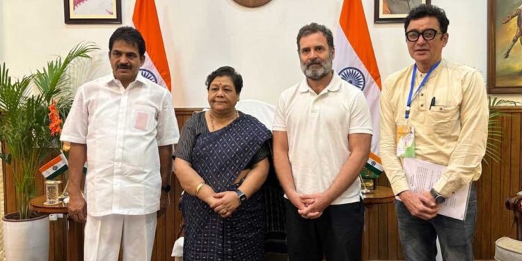 منی پور کو امن کی ضرورت، گورنر سے ملاقات کے بعد راہل گاندھی کا بیان