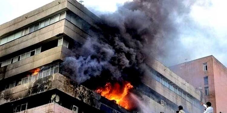 مدھیہ پردیش میں ستپورا بھون کی آگ میں 12000 فائلیں تباہ