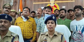 اوریا میں 50 کلو چاندی کی لوٹ معاملے میں داروغہ اور کانسٹیبل سمیت 6 گرفتار