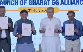 مرکزی وزیر برائے انفارمیشن ٹیکنالوجی اشونی ویشنو کے ہاتھوں ’بھارت 6 جی الائنس‘  لانچ