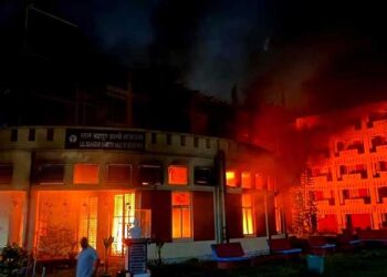 آئی آئی ٹی کھڑگپور کیمپس میں آتشزدگی