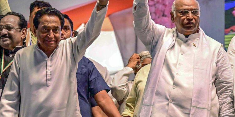 مدھیہ پردیش میں رسوئی گیس سلنڈر 500 روپے میں فراہم کرنےاورخواتین کو 1500 روپے ماہانہ دینےکا کھڑگے کا وعدہ