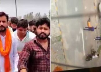 یوپی  میں بی جے پی لیڈر انوج چودھری کا گولی مار کرقتل