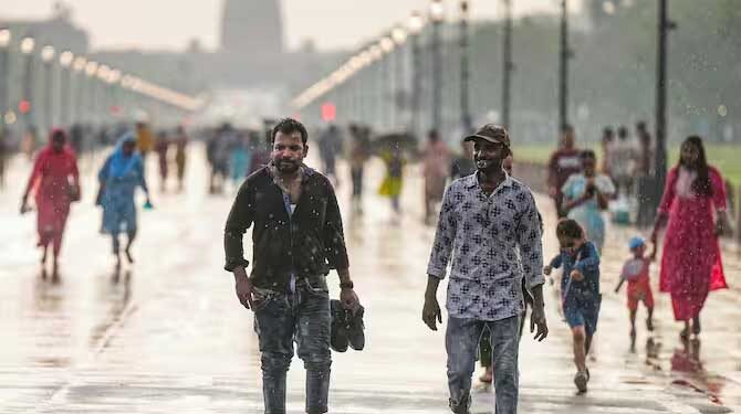 جی 20کے دوران دہلی پر موسم مہربان !بارش کی وجہ سے گرمی سے راحت