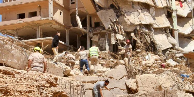 لیبیا میں تدفین کی بھی جگہ نہیں، سیلا ب سےمرنے والوں کی تعداد 20ہزارہو گئی